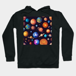 planets kawaii  T-Shirt outer space art Hoodie